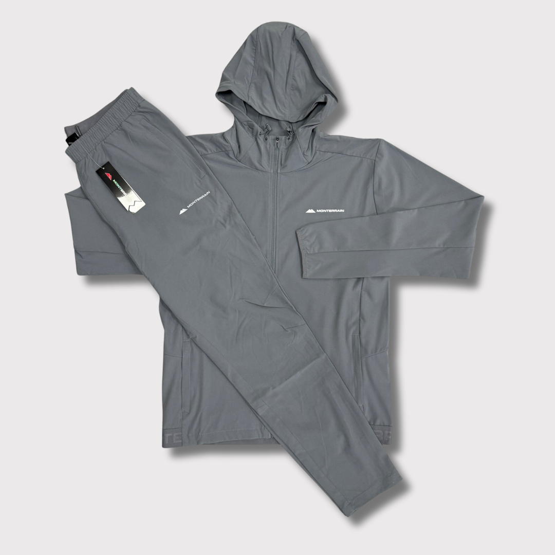 Monterrain Woven Tracksuit - Smoke Grey