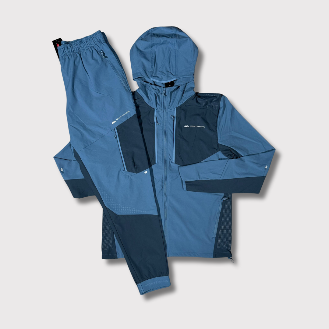 Monterrain Woven Tracksuit - Trooper Blue