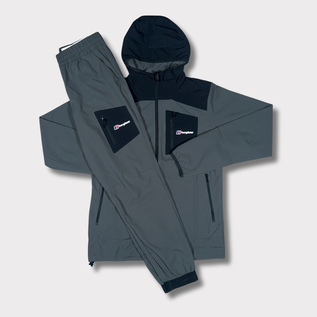 Berghaus Woven Tracksuit - Charcoal Grey/Black